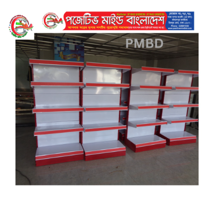শোরুমের ডিসপ্লে গন্ডোলা র‍্যাক শেলফ বিক্রয় করা হয়.